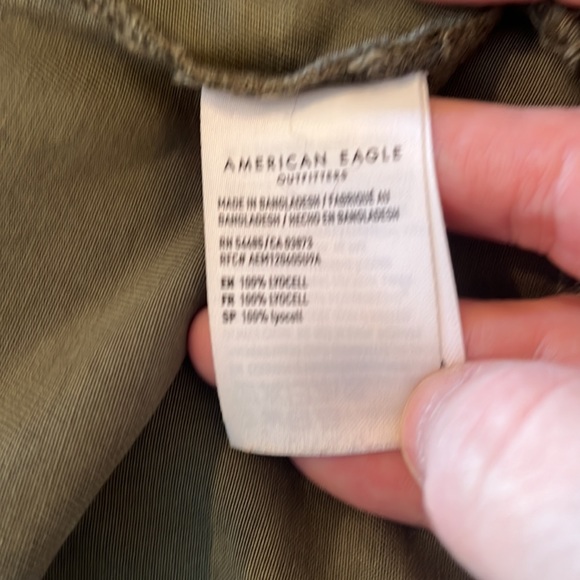 Army green American Eagle spring jacket size XS - Picture 9 of 9